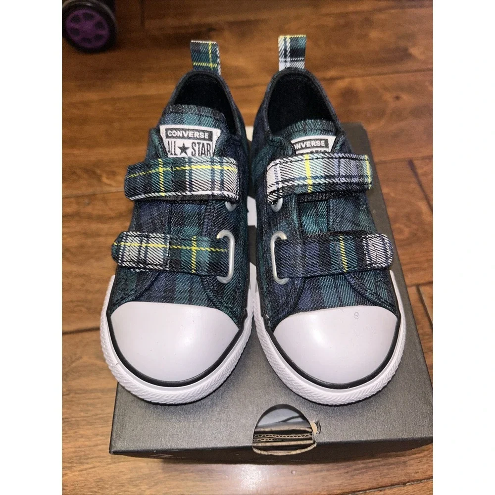Converse CTAS 2V OX - DragonScale/Navy/White - A09327F - Infant‎ Size 8 NIB